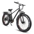 Moped Ebike 26 Zoll E Mountainbike 48V 18Ah Damen/Herren Elektrofahrrad 25km/h