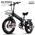 20 Zoll E-Bike 48V 18Ah Elektrofahrrad 2000W Doppelmotor Moped ebike 25km/h