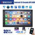 DAB+ 7" 2 DIN Android 13 Carplay Autoradio 2+32G GPS BT RDS FM WIFI MIK +Kamera