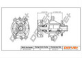 Wasserpumpe Motorkühlung Dr!ve+ DP2310.10.099 für BMW 3er E46 5er Touring E39 Z3