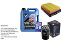 INSPEKTIONSKIT FILTER LIQUI MOLY ÖL 5L 5W-30 für Mazda 2 DY 1.6