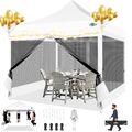 COBIZI Pop up Pavillon 3mx3m Wasserdicht Faltpavillon Partyzelt Gartenpavillon