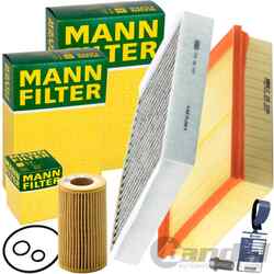 MANN FILTER INSPEKTIONSPAKET passend für MERCEDES A/B KLASSE W176 W246 CLA C117