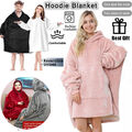 Übergroße Pulli Decke Damen Lang, Kuschel Riesen Hoodie Blanket Oversized, Faser