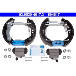 ATE 03.0520-4617.3 Bremsbackensatz für HYUNDAI ATOS MX