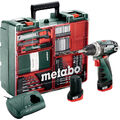 Metabo PowerMaxx BS 600080880 Akku-Bohrschrauber  12 V 2 Ah Li-Ion inkl. 2. A...