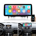 4G+64G Apple Carplay 12.3" Autoradio Für Mercedes Benz C Klasse W204 S204 NTG4.0