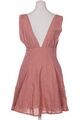 ZARA Kleid Damen Dress Damenkleid Gr. S Baumwolle Leinen Pink #pi3vho6