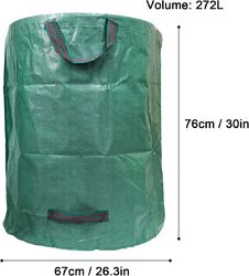 4x LITER GARTENSACK LAUBSACK RASENSACK GARTENABFALLSACK GARTENTASCHE 120-500L