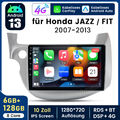 Android 13.0 Honda JAZZ/FIT 2007-2013 Apple Carplay Car Stereo Radio 6+128GB DSP