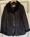 GELCO-Herbst Winter jacke & pelz,kragen,Schwarz,details,Taschen,Knopfen,Gr.48-50