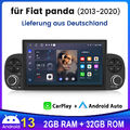 2+32G Android 13 Autoradio Für Fiat Panda 2013-2020 Carplay GPS NAVI BT WIFI SWC