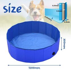 Hundepool Hunde Swimmingpool Schwimmbecken Haustierpoo Faltbar Ø80/100/120cm