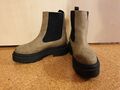 Orsay Stiefeletten Gr.37 , Chelsea Boots , Lederimitat , braun/schwarz 