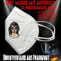 FFP2 Atemschutzmaske Mundschutz Mundmaske Zertifiziert CE 2163 Sugar Skull 