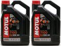 Motul 7100 ester 10W-60 4T Motorrad Motoröl 2x 4l = 8 Liter