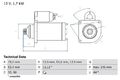 BOSCH 0 986 024 100 Starter für AUDI SEAT SKODA VW