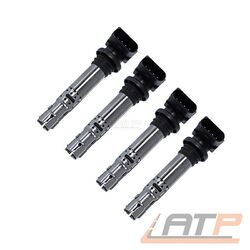 4x ZÜNDSPULE FÜR AUDI A3 SEAT IBIZA SKODA FABIA VW GOLF 5 6 POLO TOURAN 1.2 -1.6Die Nr.1* für Autoteile: Top-Preis-Leistungs-Verhältnis