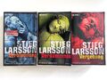 3x Buch STIEG LARSSON: Vergebung Verblendung Verdammnis  MILLENNIUM TRILOGIE