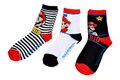 Super Mario 3er Pack Socken, Söckchen, Strümpfe Gr. 23-26, 27-30 schwarz