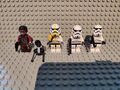 Lego Star Wars Figuren sw1156 sw1157 sw1167 sw1168 aus dem Set 75311