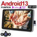 Pumpkin 10.1"Android 13 Carplay Autoradio 1 DIN GPS Navi 4GB 64GB DAB+ BT+Kamera