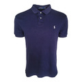 Polo Ralph Lauren Custom Fit Poloshirt Navy Blau Herren Gr. L 100% Baumwolle