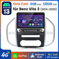 Für Benz Vito W447 14-2022 Carplay Autoradio Android 13 GPS Nav WIFI 4G BT 128GB