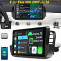 Für Fiat 500 2007-2015 DAB+ KAM 9" 2+64G Autoradio Android 14 Carplay GPS RDS BT