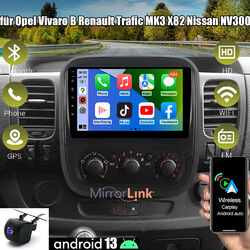 Für Opel Vivaro B Renault Trafic 3 Android 13 Autoradio GPS Navi WiFi mit Kamera