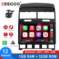 Android 13 Autoradio 32GB Carplay GPS Navi RDS +KAM Für VW TOUAREG 2003-2010 USB