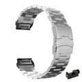 Quick Fit Titan Metall Armband für Garmin Fenix 7X 6X Pro Solar 5X 3HR Mk2 2i 3i