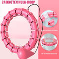 24 Teile Smart Hula Hoop Reifen Fitness Bauchtrainer Massagenoppen Einstellbar