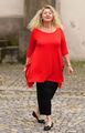 SOPHIA - Lagenlook SHIRT A-Linie Gr 44 46 48 50 52 54 56 58 - rot