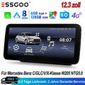 12,3'' Android 13 Autoradio 4G LTE GPS Carplay für MERCEDES C W205 X253 NTG5.0