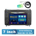 DAB+ Autoradio GPS Navi Für Mercedes Benz A/B Klasse Sprinter Viano Vito W639 BT