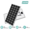 Solarpanel 200W Solarmodul Solarzelle 12 Volt 12V Photovoltaik 1260x760x30 0%MwS