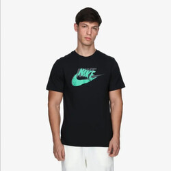 Nike T-Shirt Sportswear aus Baumwolle - 010 ( Weiß/Grün/Grau )