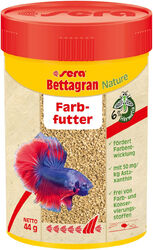 Sera Bettagran Nature 44g (EUR 136,14 / kg) Betta Kampffisch Hauptfuttergranulat