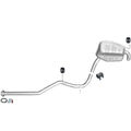 für Mercedes E-Klasse E270 E280 E320 Endtopf Auspuff hinten rechts Anbausatz a*