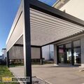 Lamellendach Pavillon Aluminium Pergola Gartenpavillon Terrassendach 6 m x 4 m