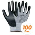 NITRAS 6350 CUT3 Schnittschutzhandschuhe Arbeitshandschuhe Handschuhe - 100 Paar