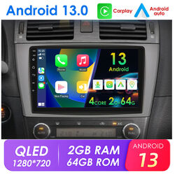 2+64GB Autoradio DAB Für Toyota Avensis T27 2009-2015 Android 13 Carplay GPS Nav