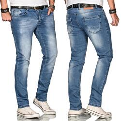 A. Salvarini Designer Herren Jeans Hose Regular Slim Fit Style Jeanshose Stretch28 verschiedene Größen - Portofrei - Blitzversand - TOP