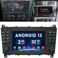 Android 13 Autoradio Für Mercedes Benz W203 CLC CLK Carplay GPS NAVI SWC WIFI BT