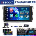 Android13 DAB+ 64G Autoradio Carplay GPS NAV KAM WIFI Für Smart Fortwo 451 05-10