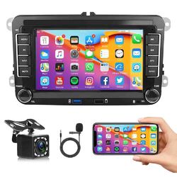 7" Autoradio Android13 GPS Navi Kamera für VW Golf 5 6 Passat Touran Polo Tiguan