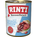 Rinti GEFLÜGELHERZEN Kennerfleisch Getreidefrei | 12 mal 800g Dose