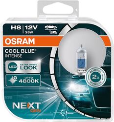 H8 12V 35W PGJ19-1 Cool Blue INTENSE NextGeneration 4800K +100% 2St OSRAM