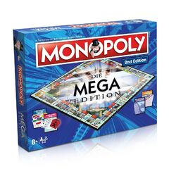 Winning Moves - Monopoly - MEGA 2nd Edition - Gesellschaftsspiel für Erwach